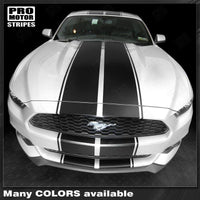 2005 2006 2007 2008 2009 2013 2014 2015 2016 2017 Ford Mustang hood
 trunk
 bumper
 roof Decals Stripes 152738148105-1