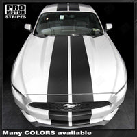 2005 2006 2007 2008 2009 2013 2014 2015 2016 2017 Ford Mustang hood
 trunk
 bumper
 roof Decals Stripes 132367999812-1