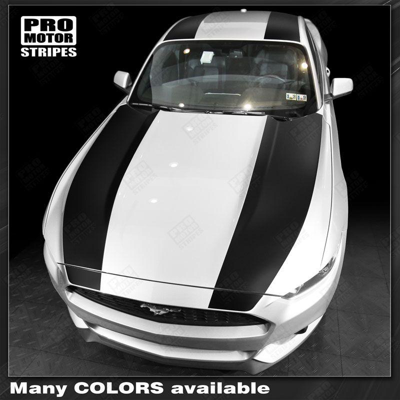 2015 2016 2017 Ford Mustang hood
 trunk
 roof Decals Stripes 132366993970-1