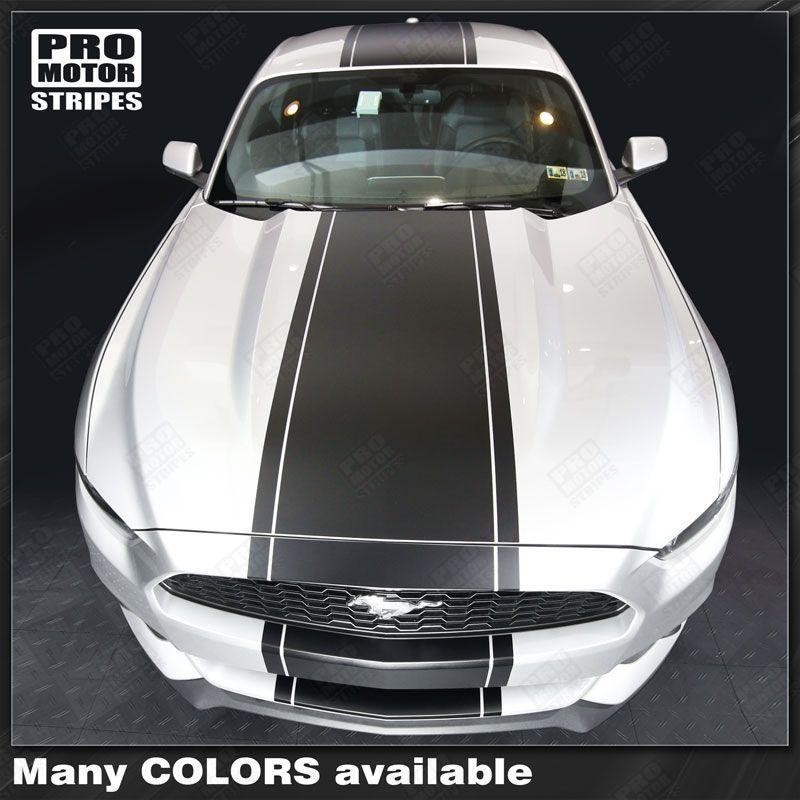 2005 2006 2007 2008 2009 2013 2014 2015 2016 2017 Ford Mustang hood
 trunk
 bumper
 roof Decals Stripes 132359188580-1
