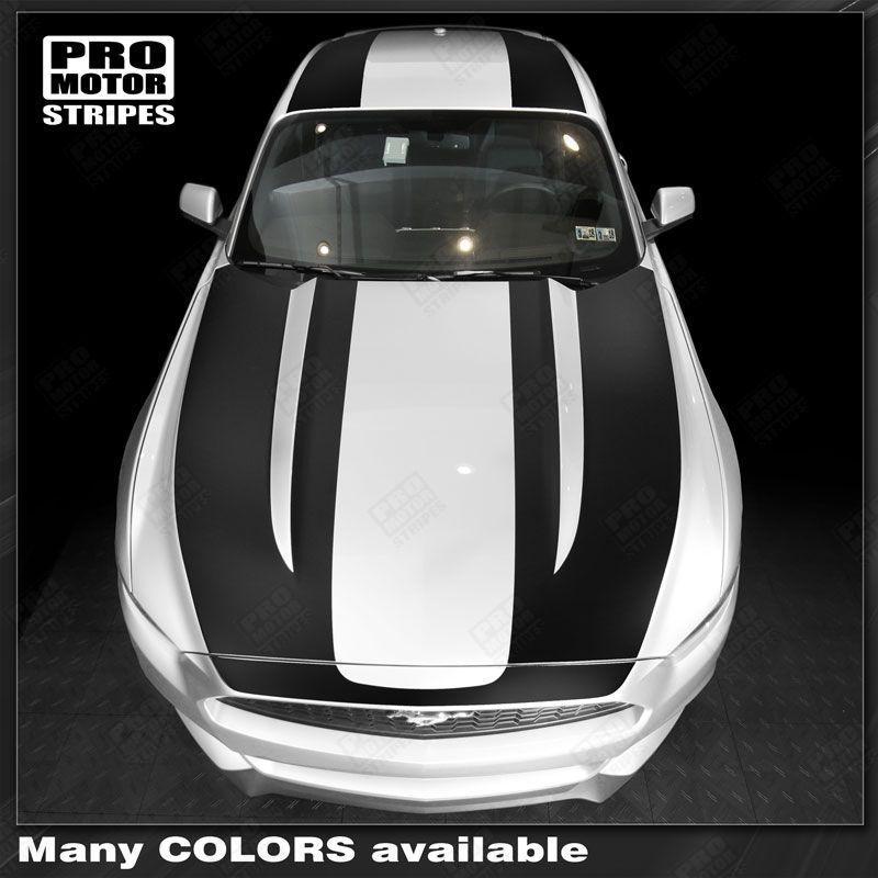 2015 2016 2017 Ford Mustang hood
 trunk
 roof Decals Stripes 132373238881-1