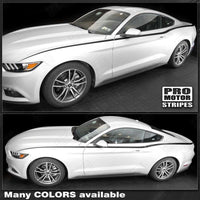 2015 2016 2017 Ford Mustang hood
 side
 door Decals Stripes 152736551528-3