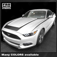 Ford Mustang 2015-2017 Hood & Side Accent Stripes Decals