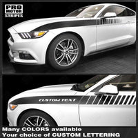 2015 2016 2017 2018 2019 Ford Mustang side
 door Decals Stripes 132368985246-1