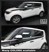 Kia SOUL 2008-2019 Flame Accent Side Sport Stripes