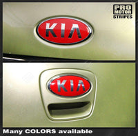 Kia SOUL 2008-2020 Front & Rear Emblem Accent Overlay Decals