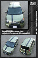 Kia SOUL 2008-2019 Over Top Offset Sport Stripes