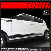 2008 2009 2010 2011 2012 2013 2014 2015 2016 2017 2018 2019 Kia Soul side
 door
 rocker panel Decals Stripes 152588455746-1