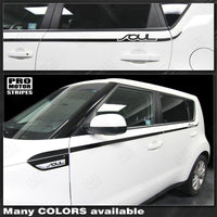 2008 2009 2010 2011 2012 2013 2014 2015 2016 2017 2018 2019 Kia Soul side
 door Decals Stripes 122551591313-1