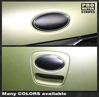 Kia SOUL 2012-2020 Front & Rear Emblem Blackout Overlay Decals