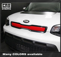 Kia SOUL 2014-2016 Front Panel Accent Overlay Stripe Decal