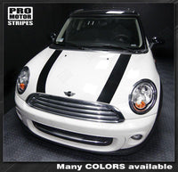 2008 2009 2010 2011 2012 2013 2014 Mini Cooper hood Decals Stripes 122595825430-1