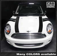 2008 2009 2010 2011 2012 2013 2014 Mini Cooper hood
 side Decals Stripes 132229430464-2