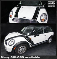 Mini Cooper 2008-2014 Clubman Hood & Side Rocker Stripes