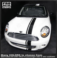 2008 2009 2010 2011 2012 2013 2014 Mini Cooper hood
 trunk
 bumper
 roof Decals Stripes 122551586581-1