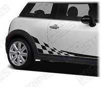 2008 2009 2010 2011 2012 2013 2014 Mini Cooper side
 door
 rocker panel Decals Stripes 152588455698-1