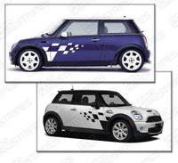 2008 2009 2010 2011 2012 2013 2014 Mini Cooper side
 door Decals Stripes 132229429453-1