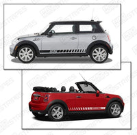 2008 2009 2010 2011 2012 2013 2014 Mini Cooper side
 door
 rocker panel Decals Stripes 132229430456-2